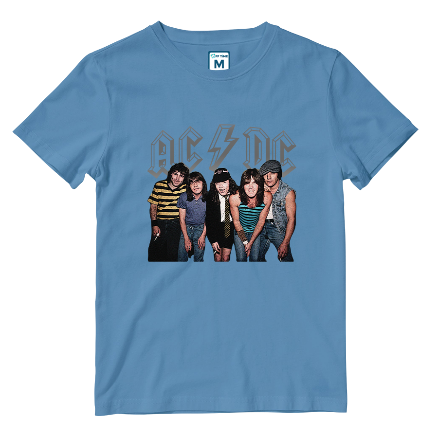 Cotton Shirt: ACDC Band Photo