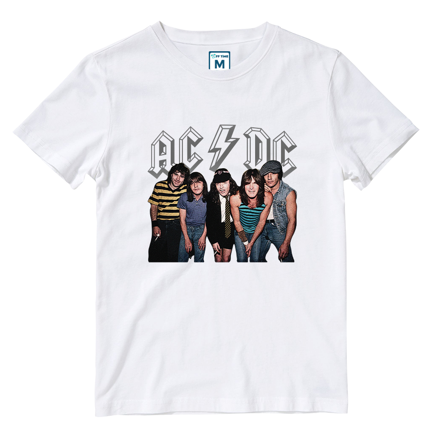 Cotton Shirt: ACDC Band Photo