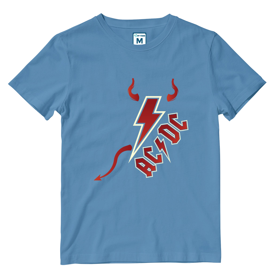 Cotton Shirt: ACDC Hell Horns