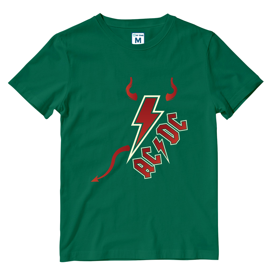 Cotton Shirt: ACDC Hell Horns