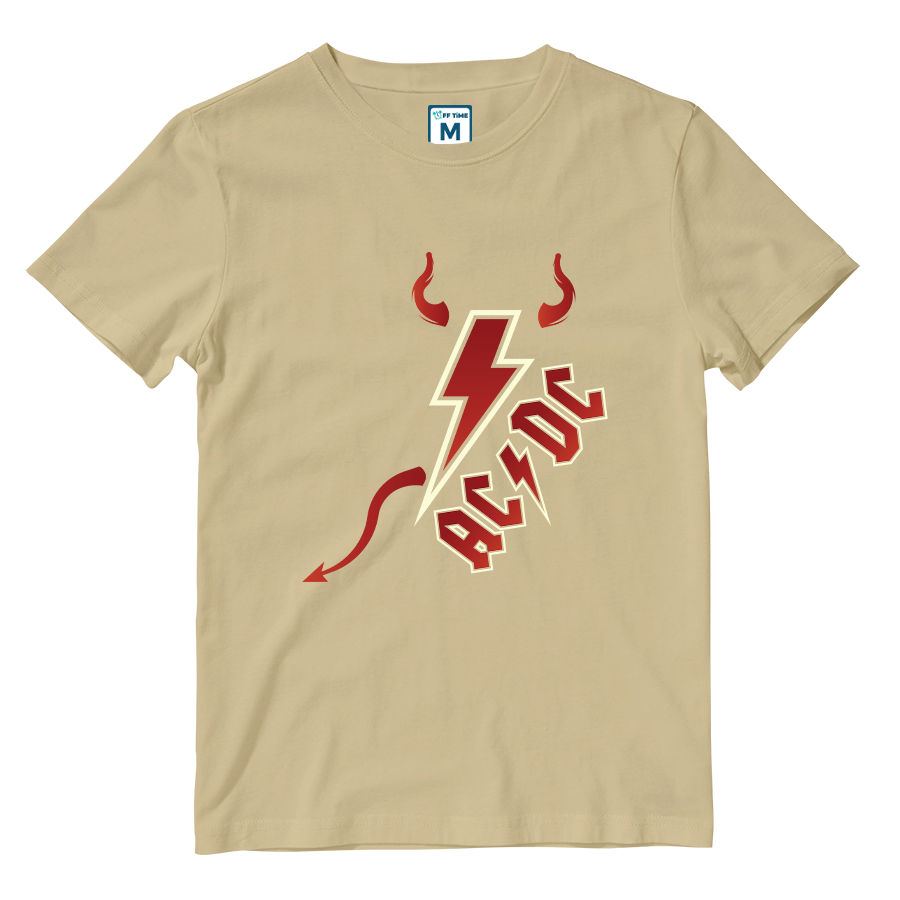 Cotton Shirt: ACDC Hell Horns