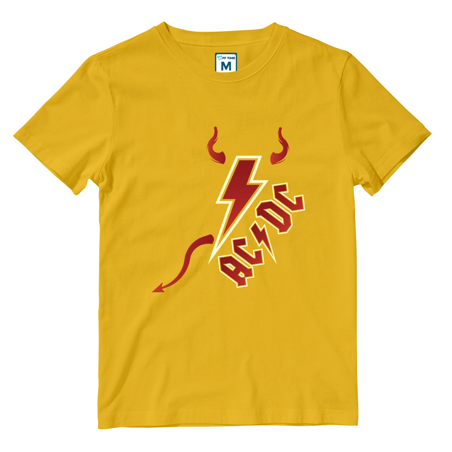 Cotton Shirt: ACDC Hell Horns