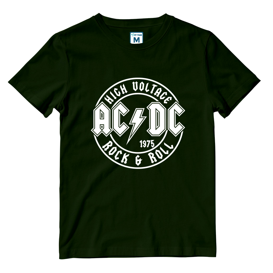 Cotton Shirt: ACDC High Voltage