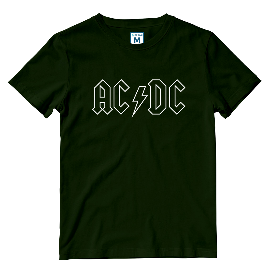 Cotton Shirt: ACDC Logo