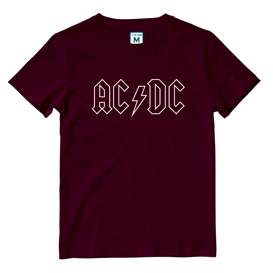 Cotton Shirt: ACDC Logo
