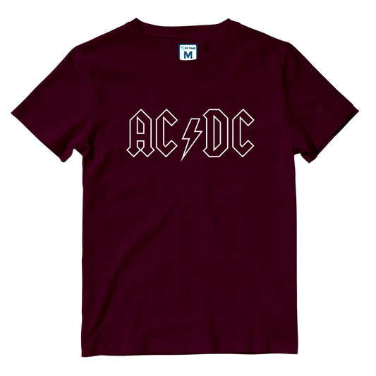 Cotton Shirt: ACDC Logo