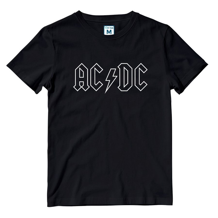 Cotton Shirt: ACDC Logo