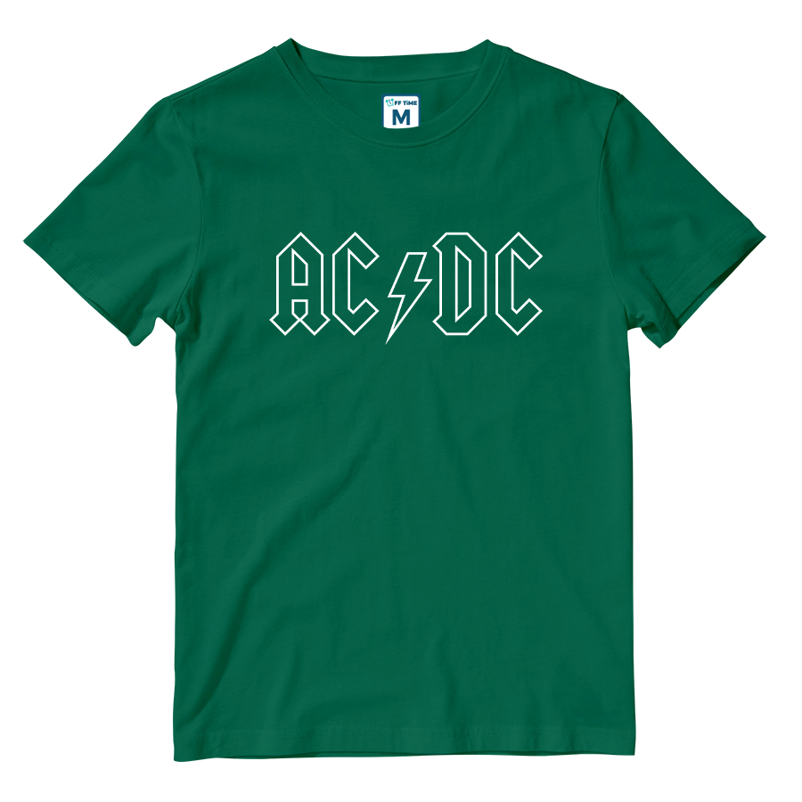 Cotton Shirt: ACDC Logo