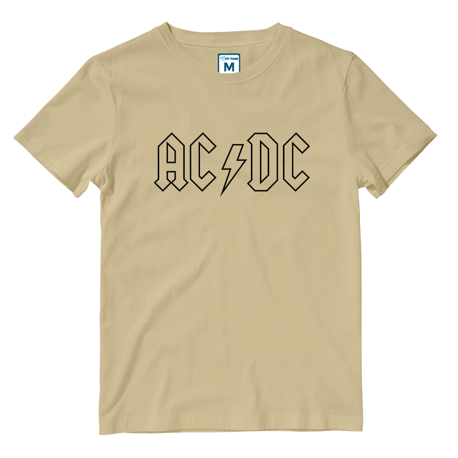 Cotton Shirt: ACDC Logo