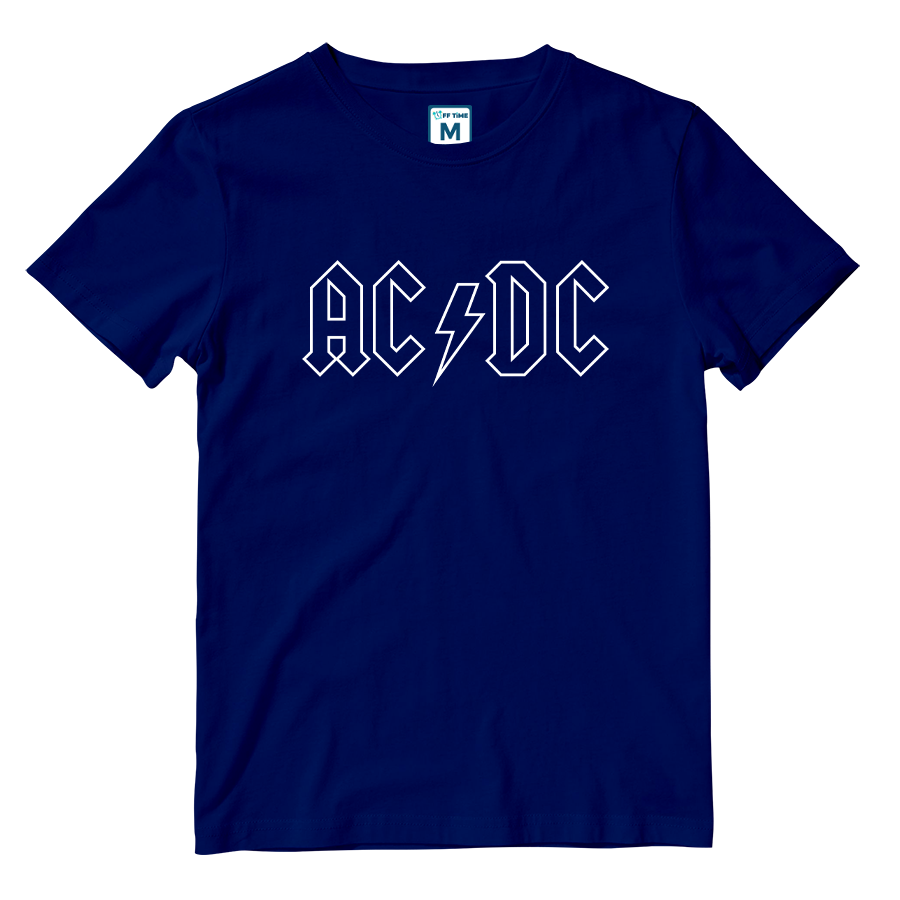 Cotton Shirt: ACDC Logo