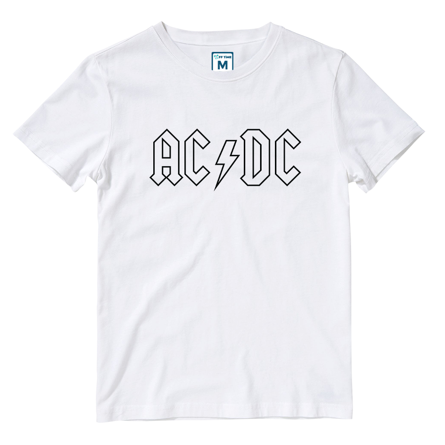 Cotton Shirt: ACDC Logo