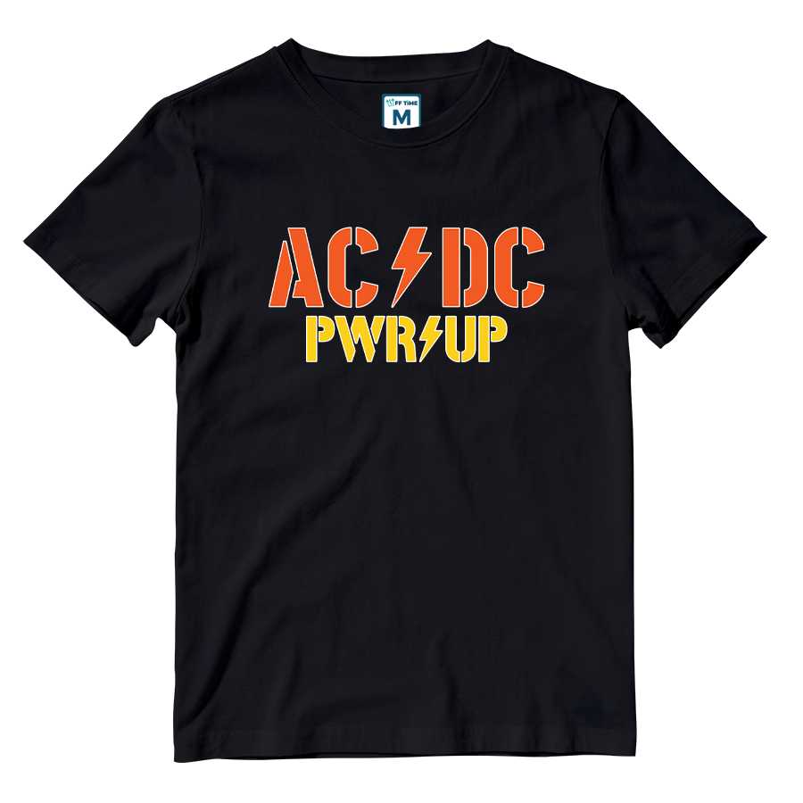 Cotton Shirt: ACDC PWR UP