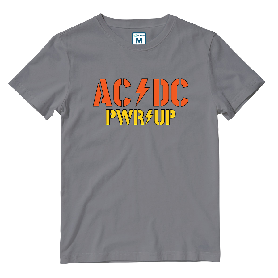 Cotton Shirt: ACDC PWR UP
