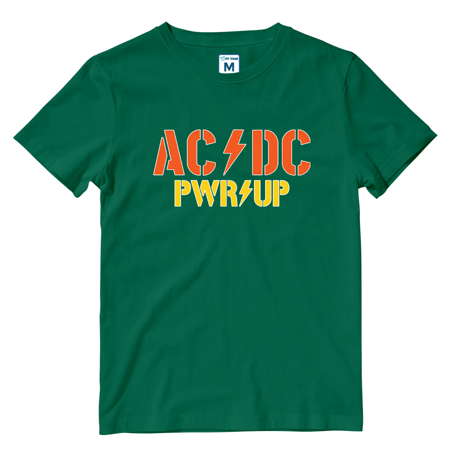 Cotton Shirt: ACDC PWR UP