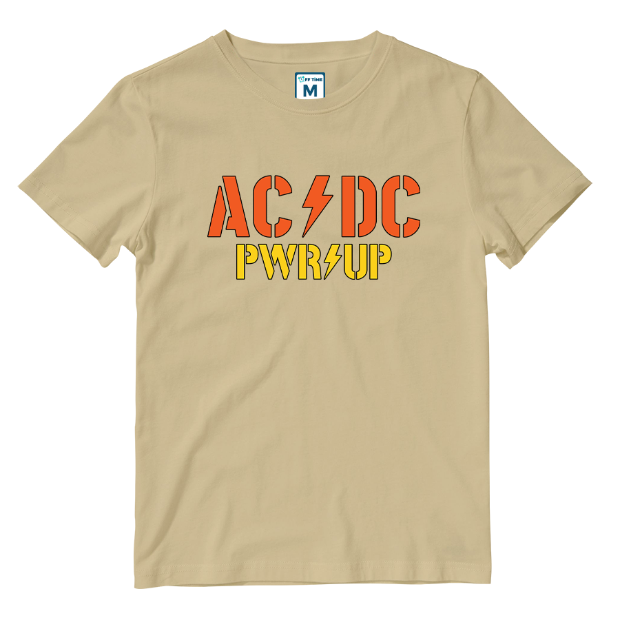 Cotton Shirt: ACDC PWR UP