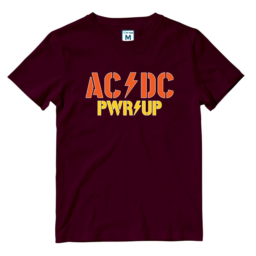 Cotton Shirt: ACDC PWR UP