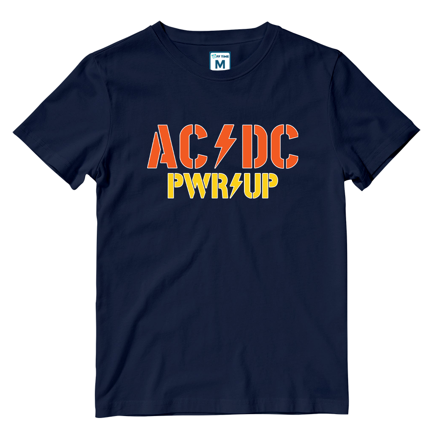 Cotton Shirt: ACDC PWR UP