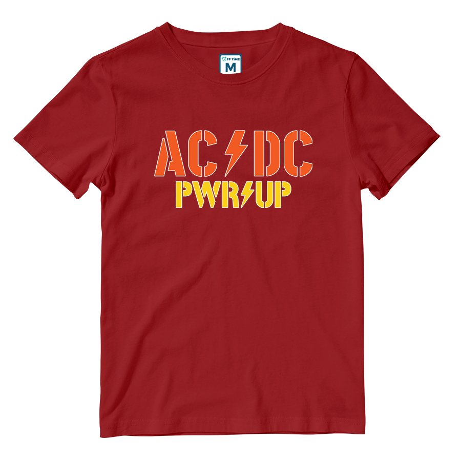 Cotton Shirt: ACDC PWR UP
