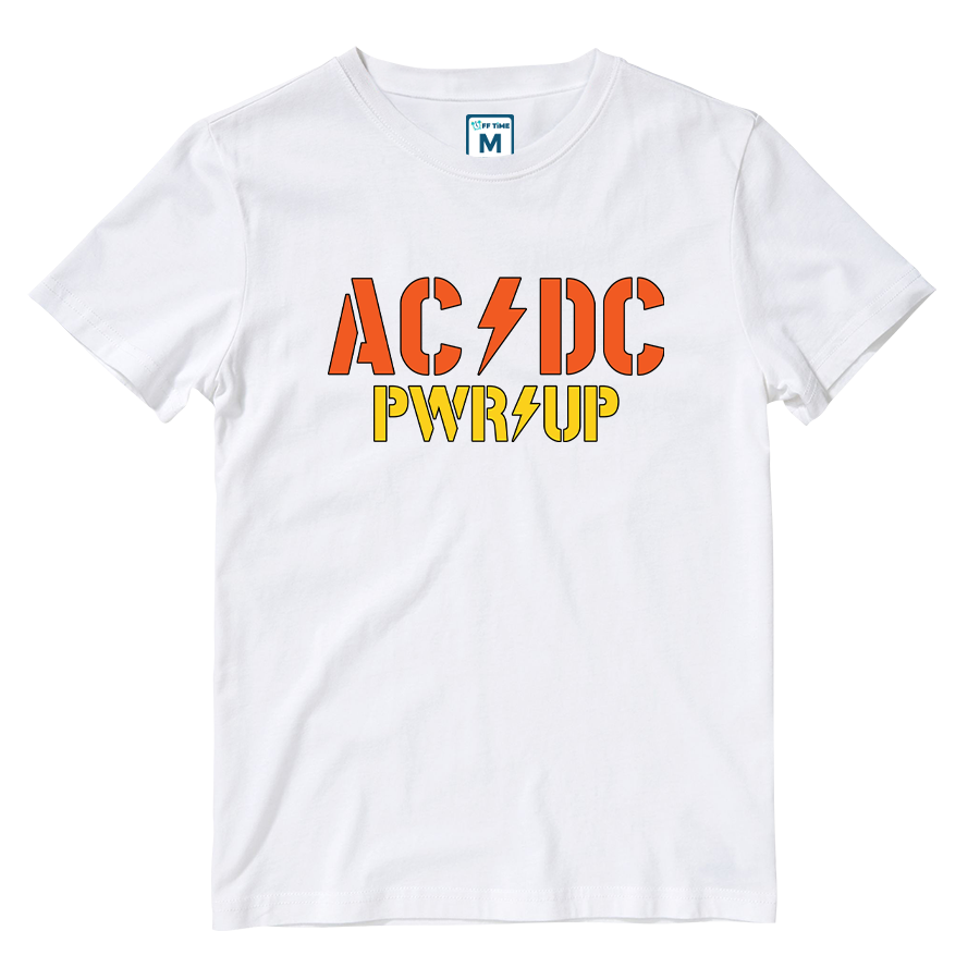 Cotton Shirt: ACDC PWR UP