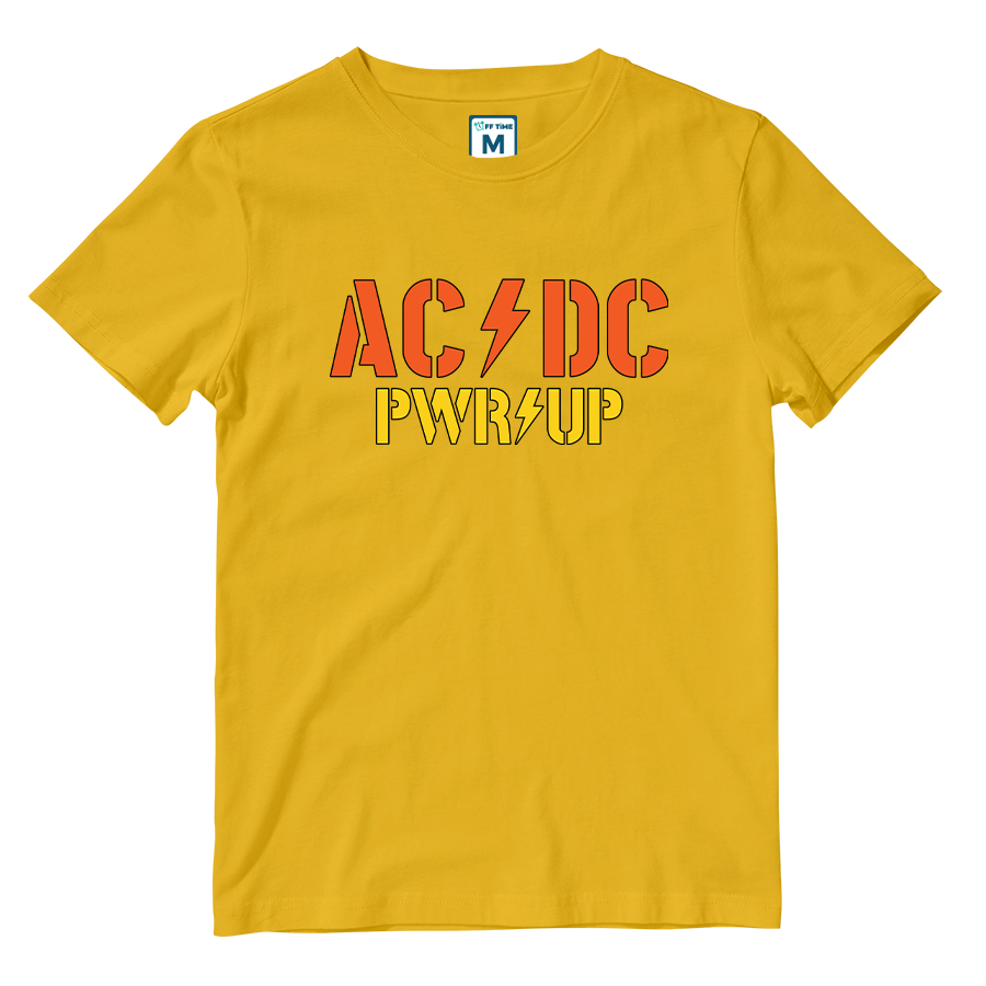 Cotton Shirt: ACDC PWR UP