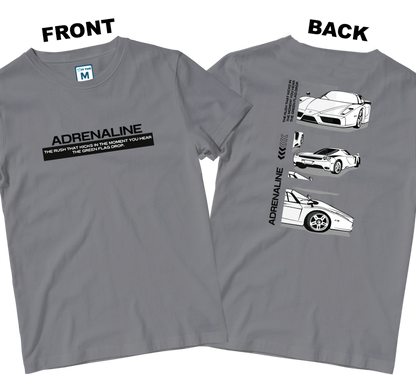 Cotton Shirt: ADRENALINE (Front and Back)