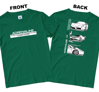Cotton Shirt: ADRENALINE (Front and Back)