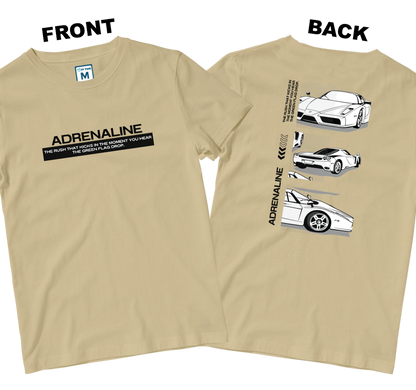 Cotton Shirt: ADRENALINE (Front and Back)