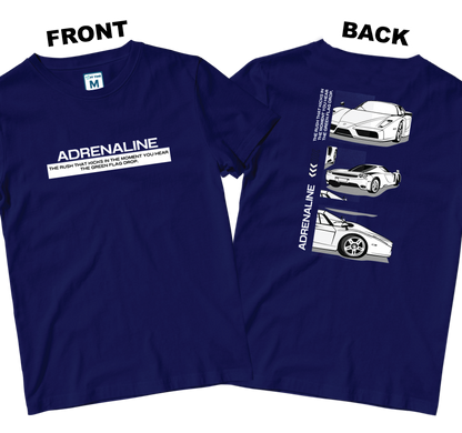 Cotton Shirt: ADRENALINE (Front and Back)