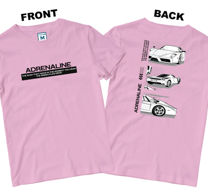Cotton Shirt: ADRENALINE (Front and Back)