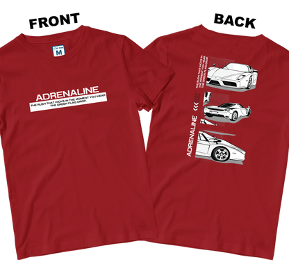 Cotton Shirt: ADRENALINE (Front and Back)