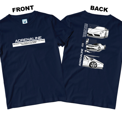 Cotton Shirt: ADRENALINE (Front and Back)