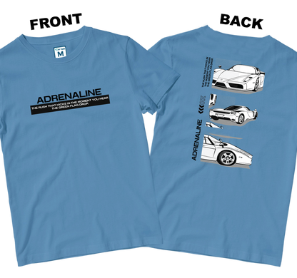 Cotton Shirt: ADRENALINE (Front and Back)