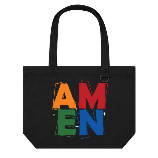 Landscape Tote Bag: AMEN