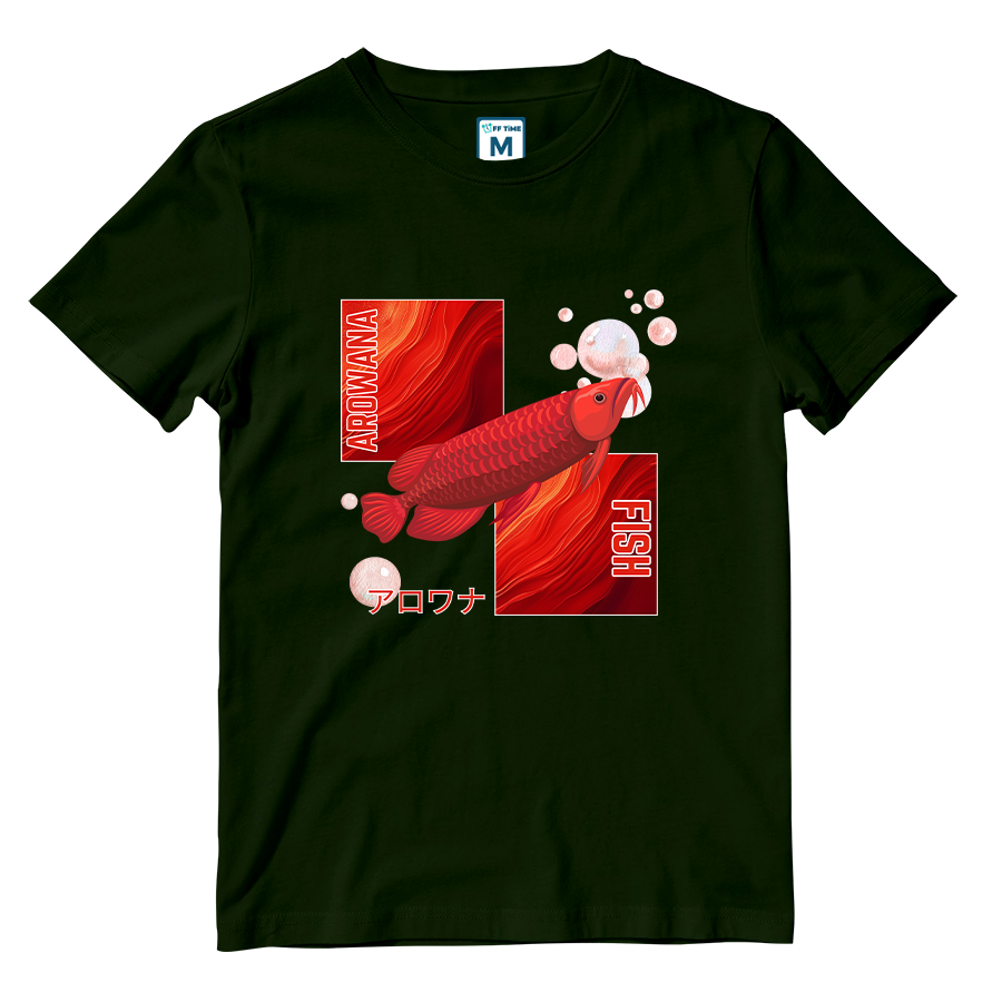 Cotton Shirt: AROWANA FISH