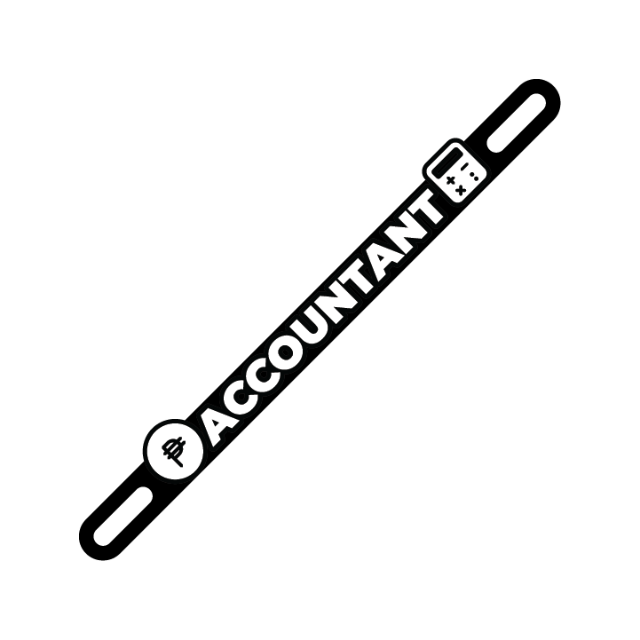 Car Plate Badge: Accountant