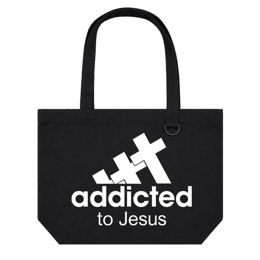 Landscape Tote Bag: Addicted to Jesus