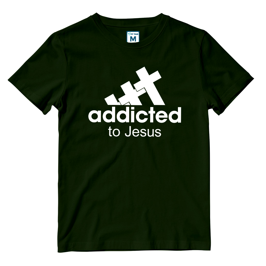 Cotton Shirt: Addicted to Jesus