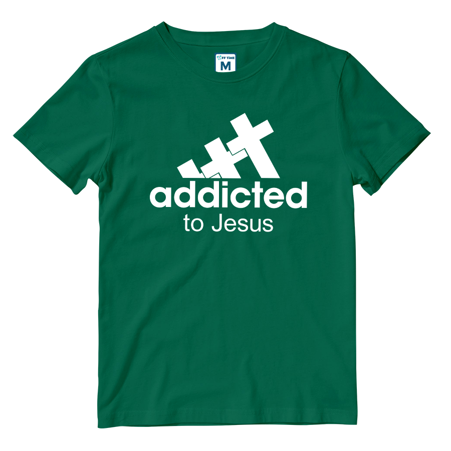 Cotton Shirt: Addicted to Jesus