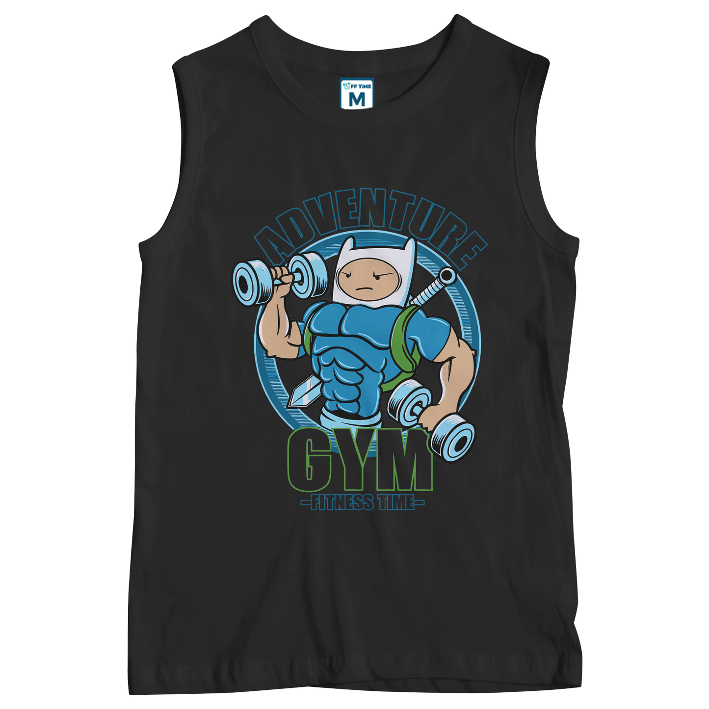 Sleeveless Drifit Shirt: Adventure Gym