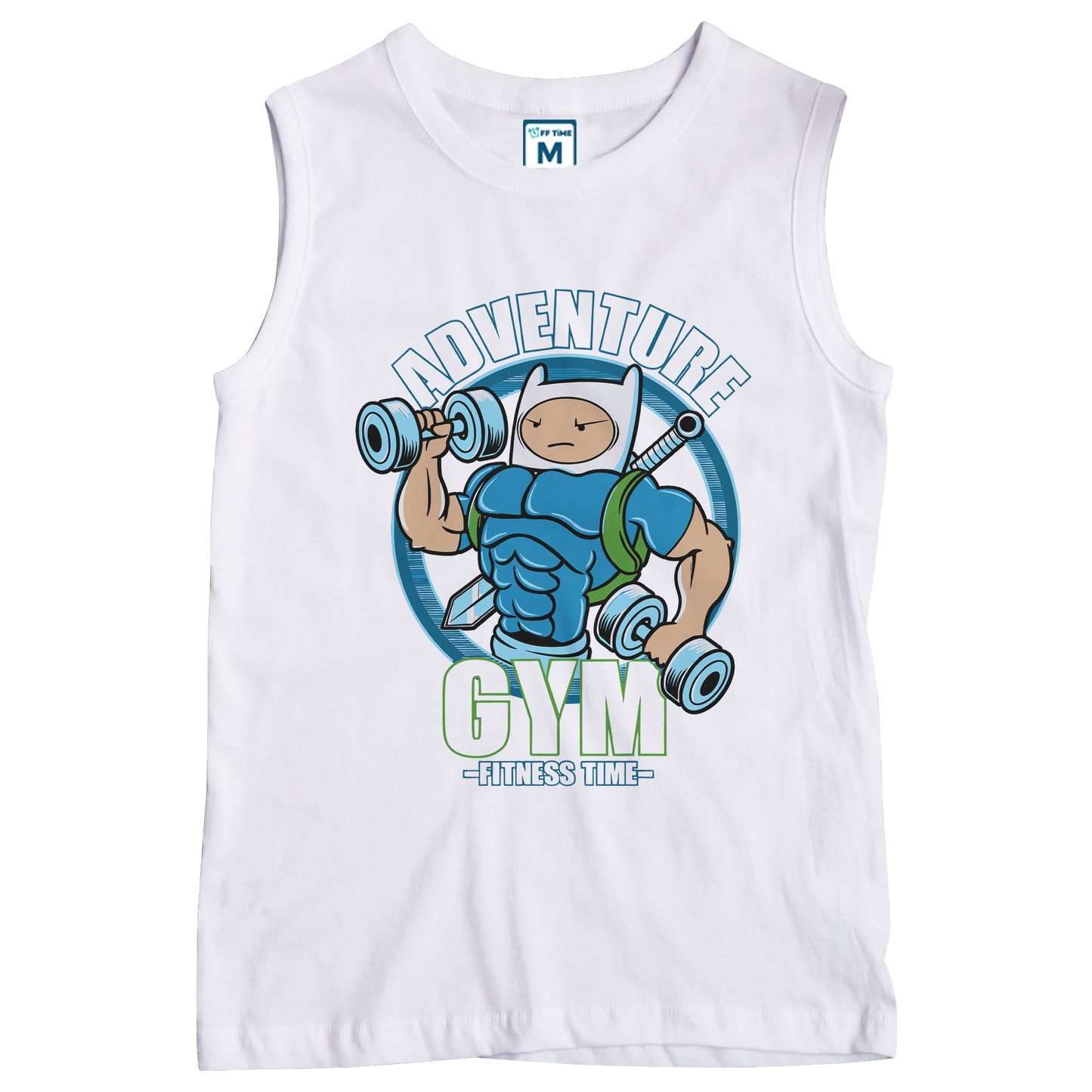 Sleeveless Drifit Shirt: Adventure Gym