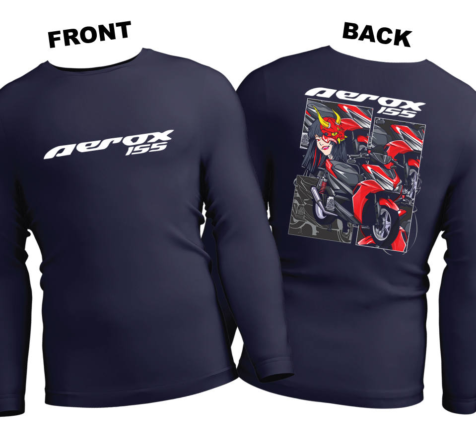 Long Sleeve Drifit Shirt: Aerox 155 (Front and Back)