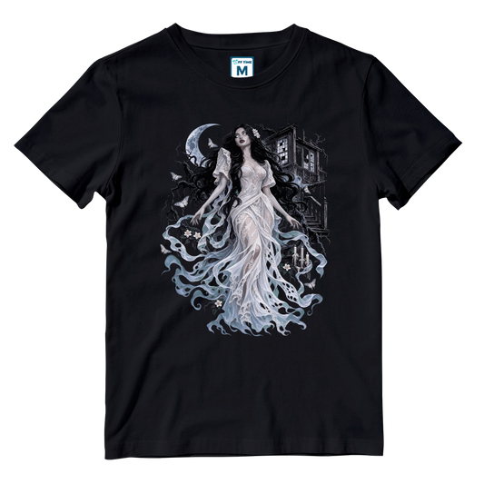 Cotton Shirt: Alluring White Lady