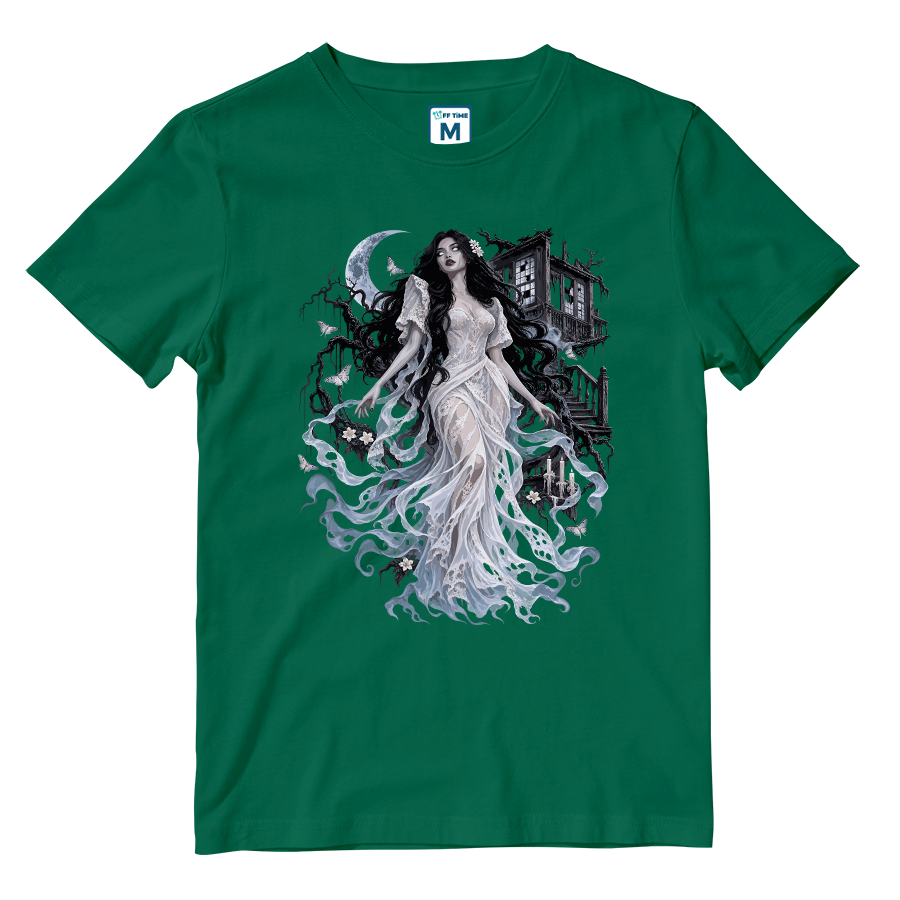 Cotton Shirt: Alluring White Lady