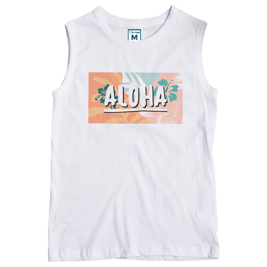 Sleeveless Drifit Shirt: Aloha Peach