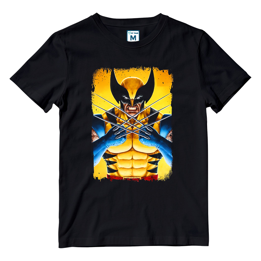 Cotton Shirt: Angry Wolverine