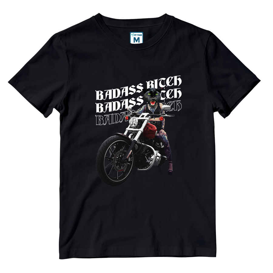 Cotton Shirt: AnimalsBadBitch