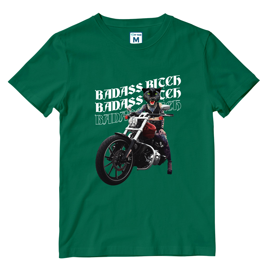 Cotton Shirt: AnimalsBadBitch