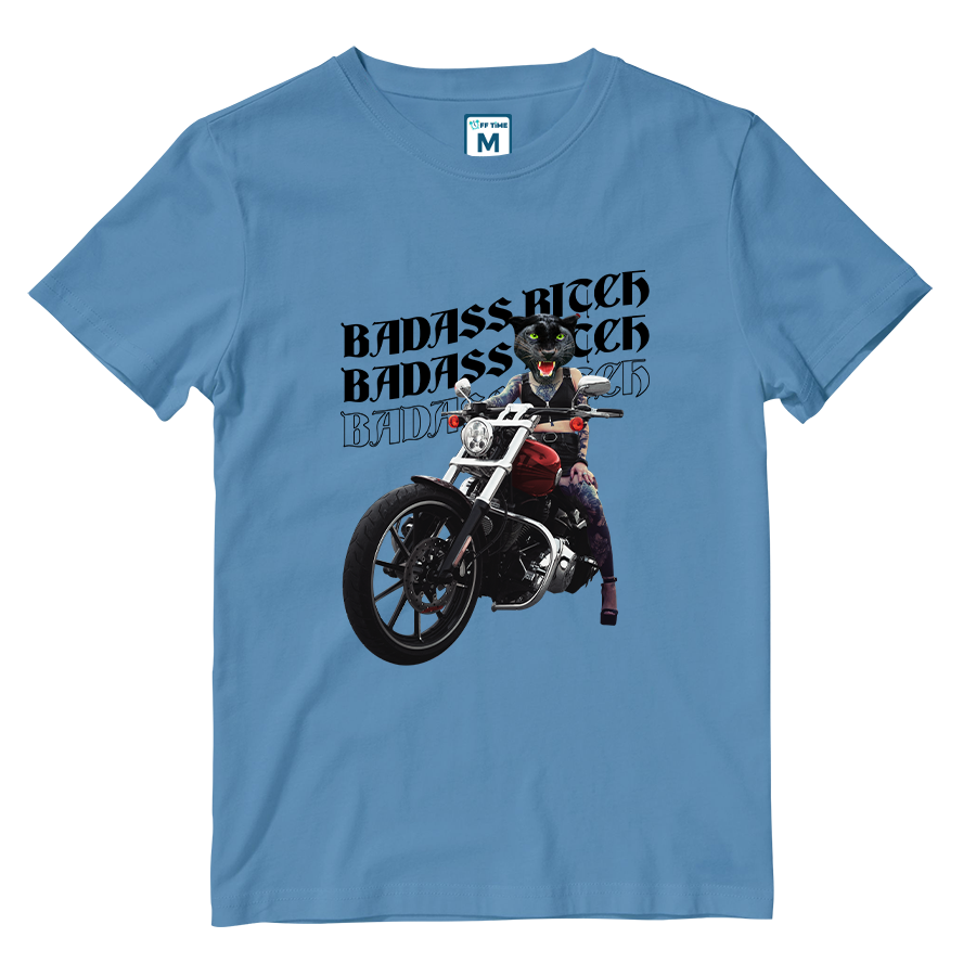 Cotton Shirt: AnimalsBadBitch