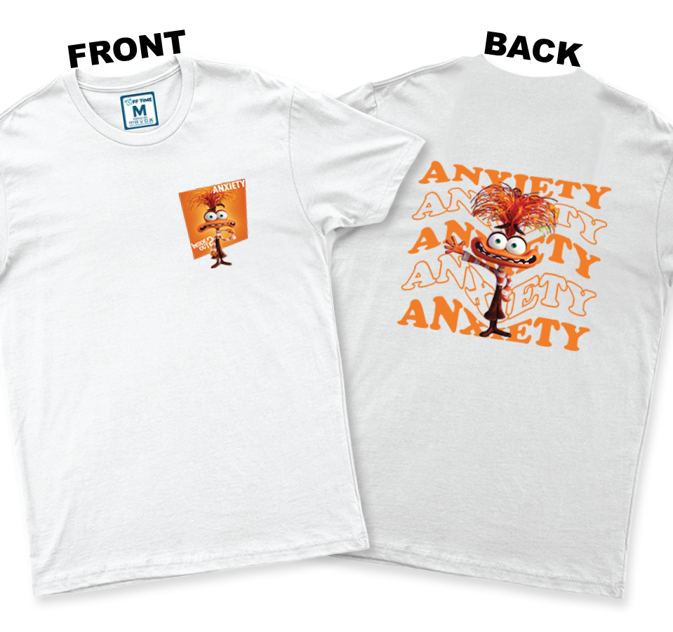 C.Spandex Shirt: Anxiety (Front and Back)