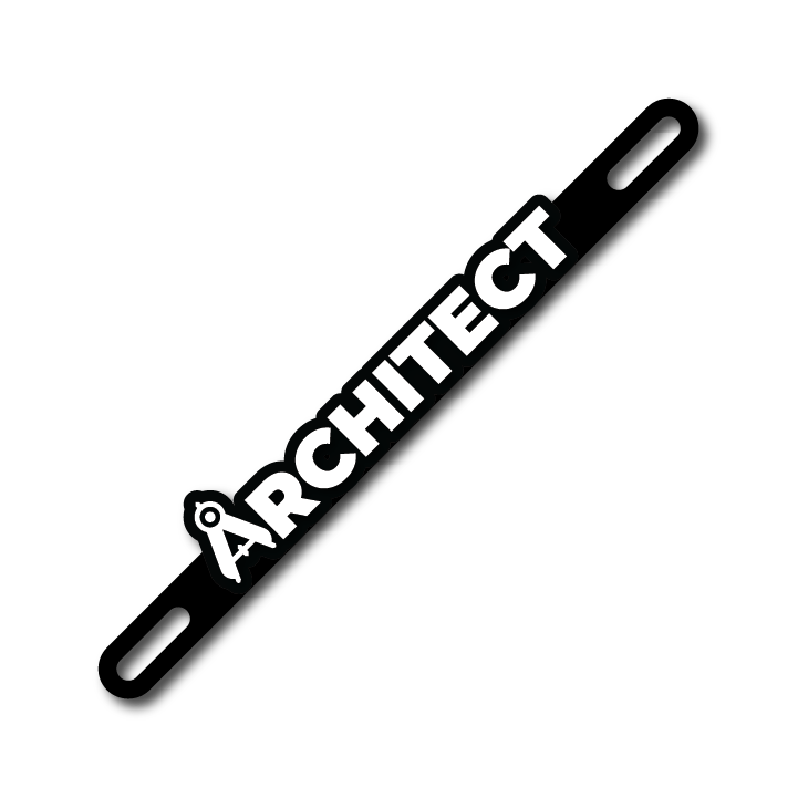 Car Plate Badge: Architect Ver 2